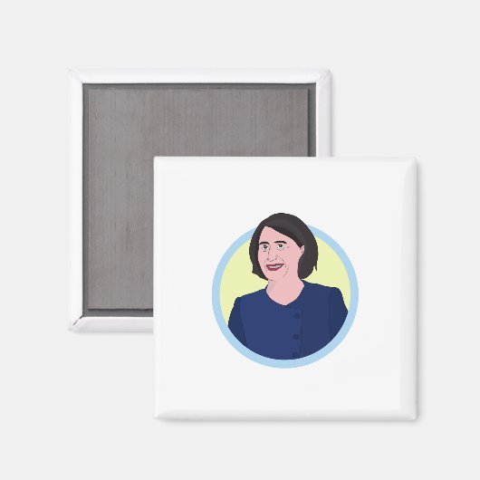 Gladys Magnet (Vorderseite/Rückseite)