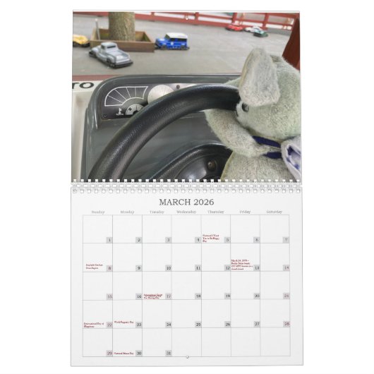 Gladys the Adventure Mouse 2025 Calendar Kalender (Mär 2026)