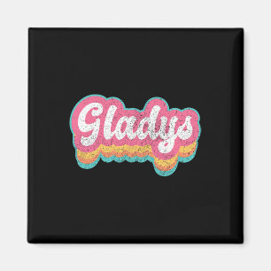 Gladys Vorname Mädchen Vintage 70er 80er Personali Magnet