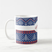 Glaedelig Jul Christmas Sweater Strick Kaffeetasse (Links)