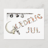 Glæig Jul Tomte Postkarte (Vorderseite)