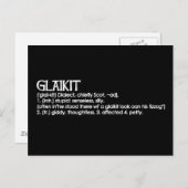 Glaikit Postkarte (Vorne/Hinten)