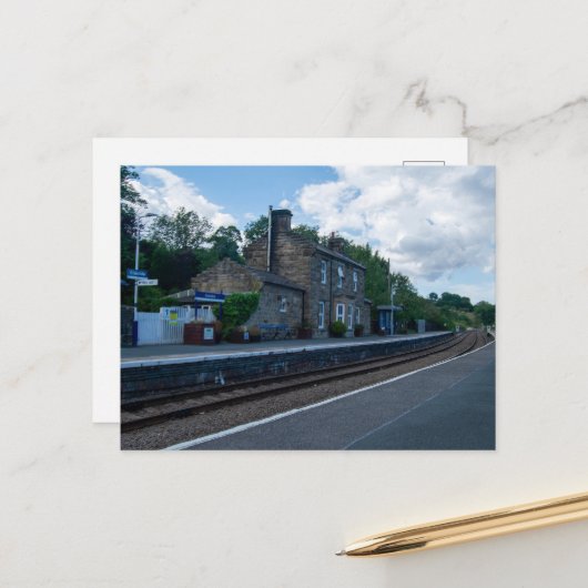 Glaisdale Railway Station Postkarte (Vorderseite/Rückseite Beispiel)