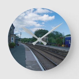 Glaisdale Railway Station Runde Wanduhr