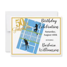 Glam 50 & Fabulous Tennis Scene Party