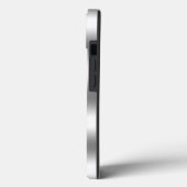 Glam Agate Geode Metallic Silberblauer Name Case-Mate iPhone Hülle (Rückseite / Links)