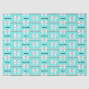 Glam Aqua Blau Tiffany Thema Bougie Alles Gute zum Seidenpapier