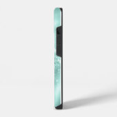 Glam Aqua iPhone Hülle (Linke Seite)
