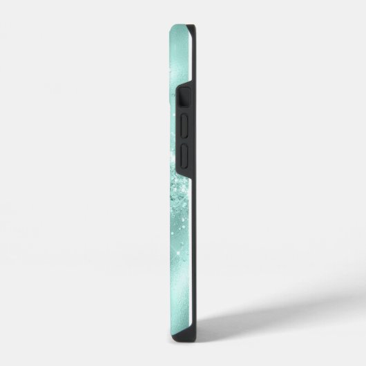 Glam Aqua iPhone Hülle (Linke Seite)