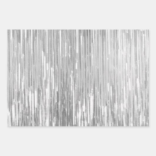 Glam Aqua Sparkle Geschenkpapier Set (Vorderseite 2)