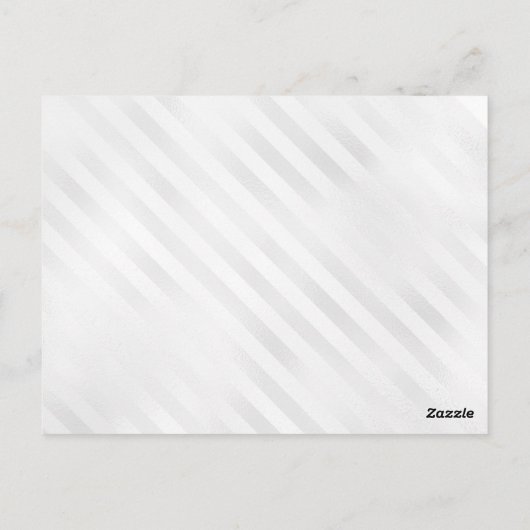 Glam Aquamarin Silver Balloon Glitzer 80. Geburtst Postkarte (Rückseite)