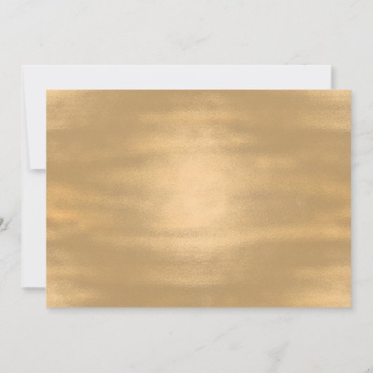 Glam Aquamarine Gown Quinceñera Einladung (Rückseite)