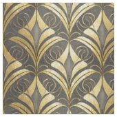 Glam Art Deco Black Gold ID1033 Stoff (Nahaufnahme)