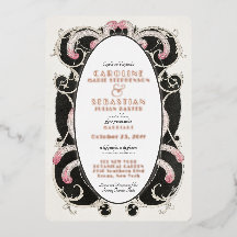 Glam Art Deco Gatsby Vintag Monogram Wedding Gold