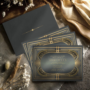 Glam Art Deco Wedding Brautparty ID1033