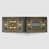 Glam Art Deco Wedding ID1033 Gästebuch (Voll)