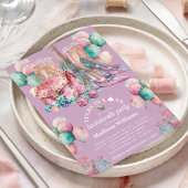 Glam Bachelorette Casino Party Einladung