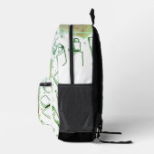 Glam Beauty: Einzigartiges Makeup Design Bag" Bedruckter Rucksack (Rechts)