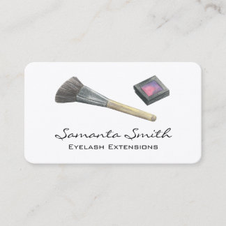 Glam Beauty Makeup Artist Eyelashes & Lips Busines Visitenkarte