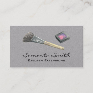 Glam Beauty Makeup Artist Eyelashes & Lips Busines Visitenkarte