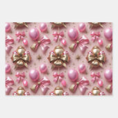 Glam Birthday Pattern Geschenkpapier Set (Vorderseite)