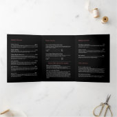 Glam Black Pink Gold Lash Broschüre (Innenseite)