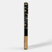 Glam Black und Gold Leopard Print Case-Mate iPhone Hülle (Rückseite / Rechts)