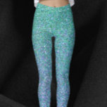 Glam Blue Green und Lila Glitzer Leggings<br><div class="desc">Festiges Design in blau grün und lila Glitzer!</div>