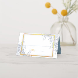 Glam Blume Gold Frame Wedding Platzkarte