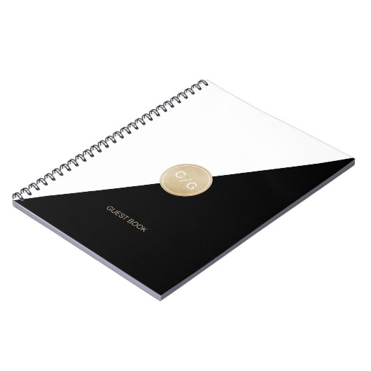 Glam blush Glitzer Rose Gold Hochzeitsbuch Notizblock (Linke Seite)