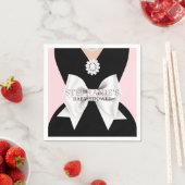 Glam Blush Pink Extravagant Tiffany Thema Kinderdu Serviette (Beispiel)