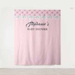 Glam Blush Pink Extravagant Tiffany Thema Kinderdu Wandteppich