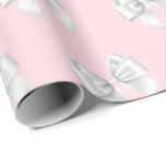Glam Blush Pink White Bows Tiffany Thema NYC Geschenkpapier<br><div class="desc">Glam Blush Pink White Bows Tiffany Thema NYC Wrapping Papier für Geburtstagsgeschenke,  Babydusche,  Brautparty,  Hochzeitsgeschenke oder jeden besondere Anlass. Ideal für eine elegante und lustige türkisfarbene Themenparty oder gürtelmädchenhaft,  vielleicht sogar ein Bougie-Geschenk!</div>