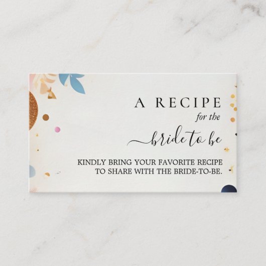 Glam Bright Pastel Ombre Glitzer Brautparty Begleitkarte (Vorderseite)