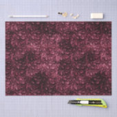 Glam Burgundy Leopard Print Seidenpapier (Handwerk)