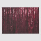 Glam Burgundy Red Glitzy Wedding Seidenpapier (Vorderseite)