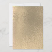 Glam Burgundy Rose Blumenweihnachtsfest Party Einladung (Rückseite)