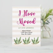 Glam Cactus | Wüstenstreifen Änderung der Anschrif Ankündigung (Stehend Vorderseite)