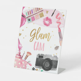Glam Cam Wellness-Center Party Makeup Glamour Girl Sockelschild