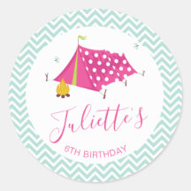 Glam Camp Makeover Girls Geburtstag Umschlag Aufkl