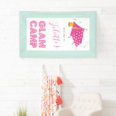 Glam Camp Makeover Wellness-Center Geburtstag Banner (Insitu)