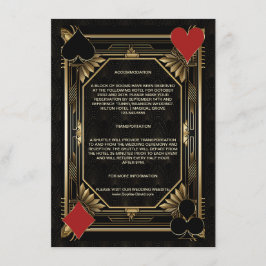 Glam Casino Royale Las Vegas Poker Unterkunft Begleitkarte