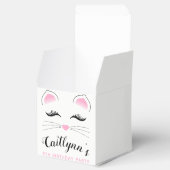 Glam Cat Birthday Party Geschenkschachtel (Geöffnet)