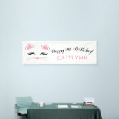 Glam Cat Happy Birthday Banner (Messeveranstaltung)