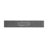 Glam Chalkboard Einladungsbanderole (Flach)