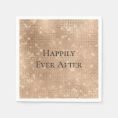 Glam Champagne Glitz Serviette (Vorderseite)