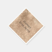 Glam Champagne Glitz Serviette (Ecke)