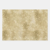 Glam Champagne Gold Glitzy Diamonds Geschenkpapier Set (Vorderseite 3)