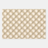 Glam Champagne Gold Glitzy Diamonds Geschenkpapier Set (Vorderseite)