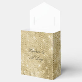 Glam Champagne Gold Glitzy Diamonds Geschenkschachtel
